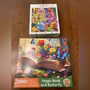 Set of 2 jigsaw puzzles